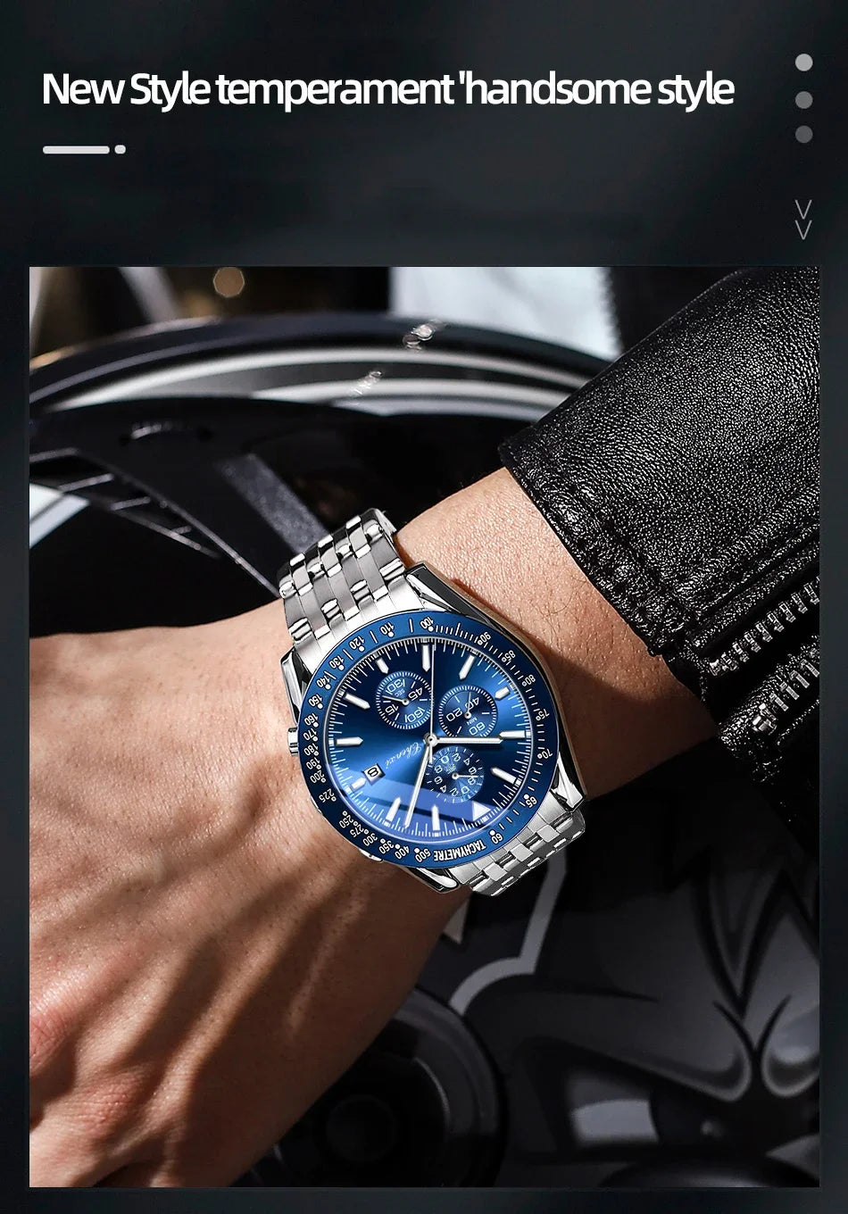 CHENXI Top Luxury Brand Men's Quartz Watch Series Waterproof Stainless Steel Elegant Wristwatch Classic Design for Gentlemen