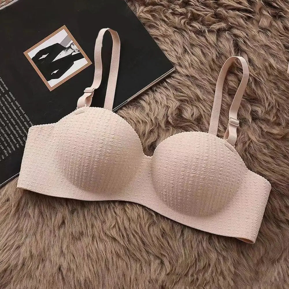 Comfortable Shockproof Seamless Deep V Bras Push Up Lingerie Wireless Bra Anti-sagging Underwear for Women Women