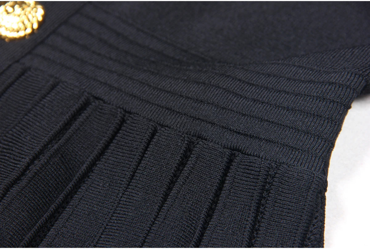 SML Spot 2024 European and American Summer New Fashion High Quality Knitted Round Neck Slim Slim A-Line Dress Women