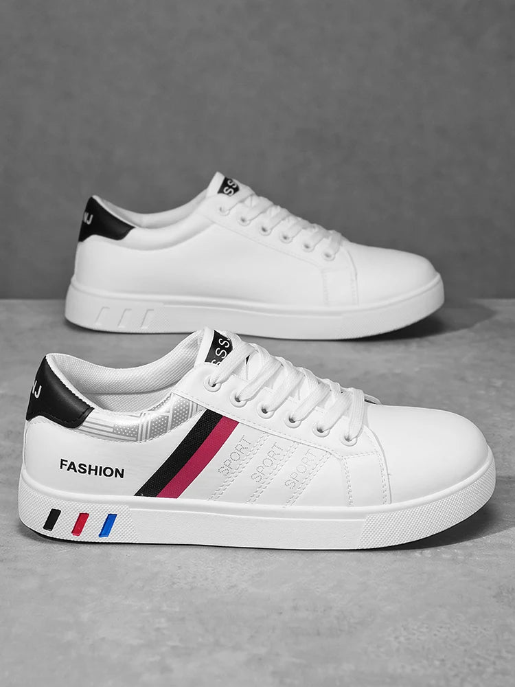 New Trendy Versatile Sneakers for Men, Low-Top Casual Sneakers, Waterproof, Non-Slip, Wear-Resistant Student Sports Shoes, Lightweight Soft-Soled Shoes for Daily Commuting
