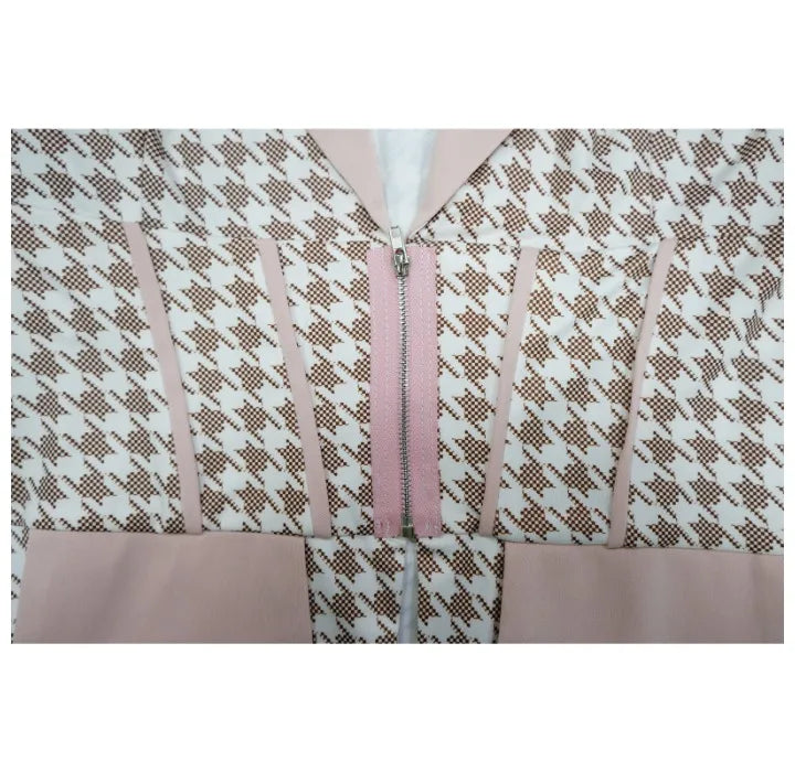 Sexy Two Piece Suit for Women Blazer and Pants Set Print Long Sleeves Coats and Trousers Streetwear Female Autumn Winter 2026