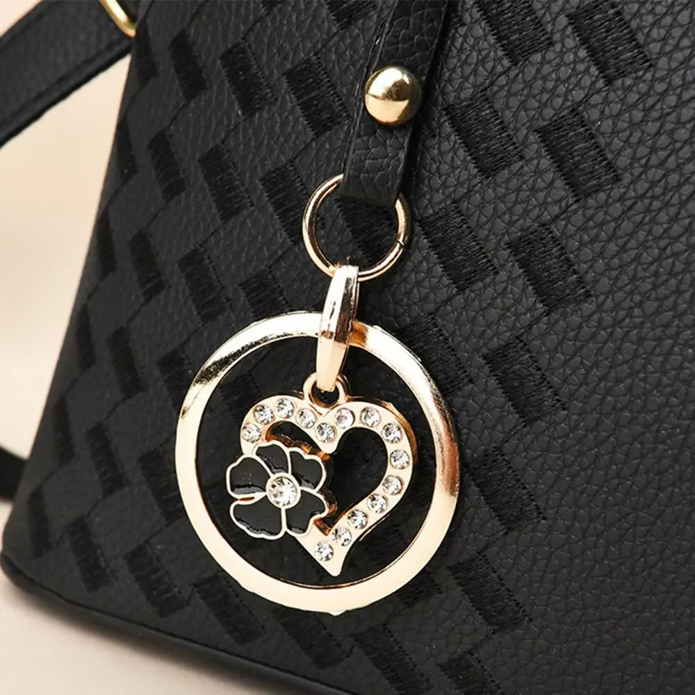 Versatile PU Leather Ladies Hand Bags Large Capacity Zipper Hand-Held Shoulder Bag Underarm Bags Women