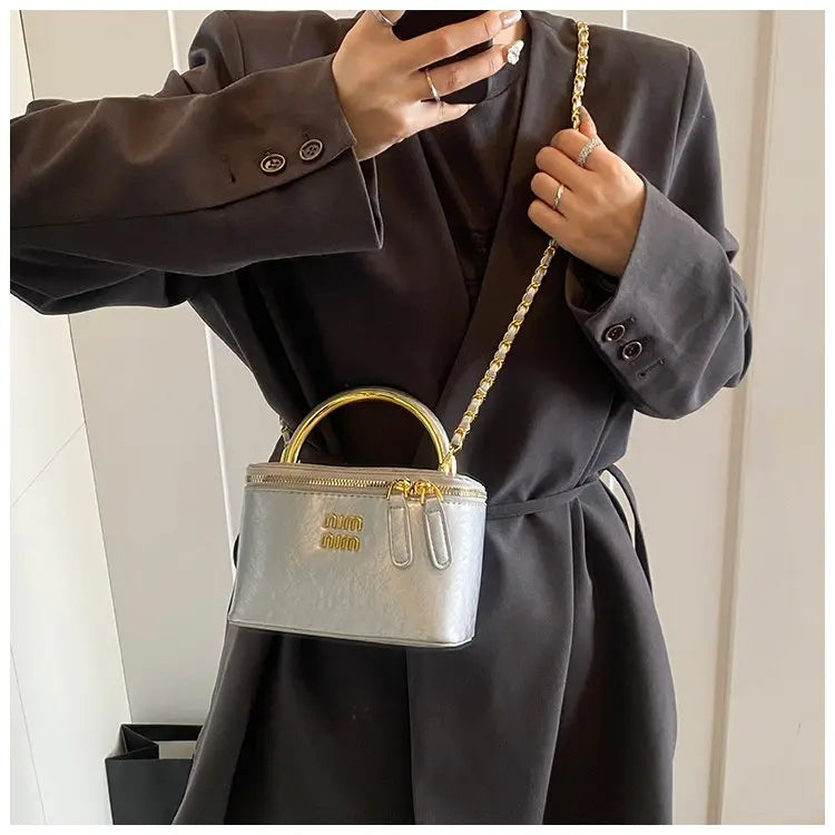 Solid Color Satchel Diaper Bag Women Simple Fashion Handbag Leather Shoulder Crossbody Purse Tote Messenger Shopper Designer