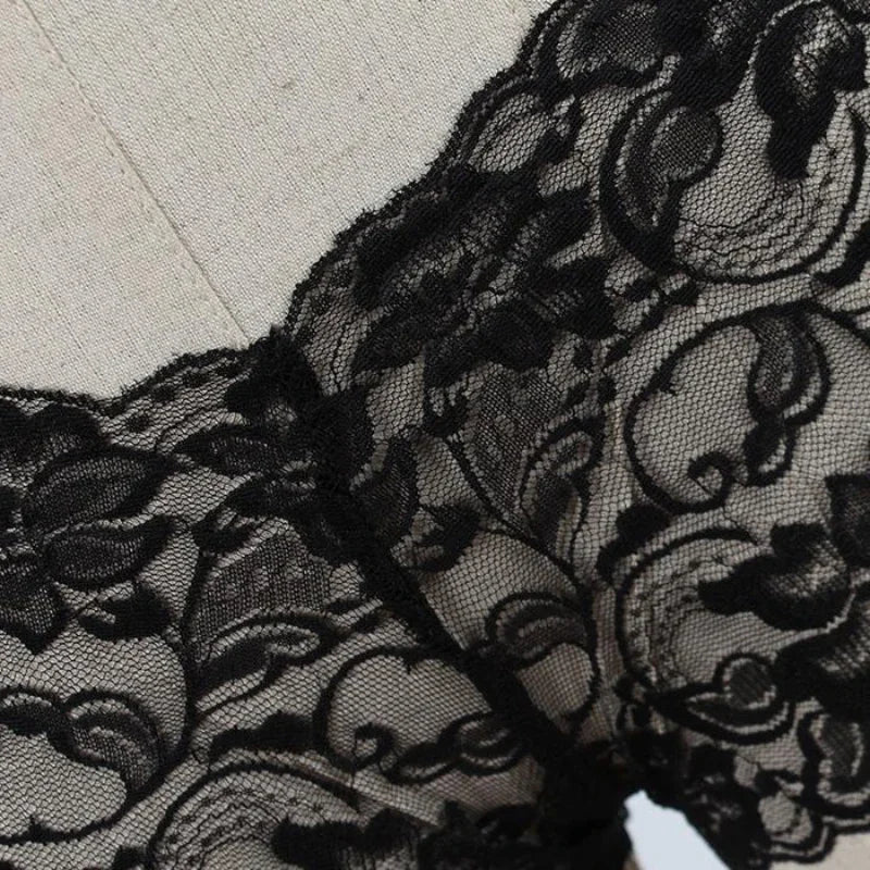 Women Sexy Underwear Floral Lace Seamless Panty Briefs Shorts Underwear Sexy Brief For Women Girl S-5XL Black