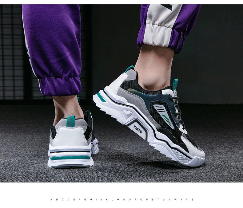 Mens Sneakers Fashion Casual Running Shoes Lover Gym Shoes Light Breathe Comfort Outdoor Air Cushion Couple Jogging Shoes