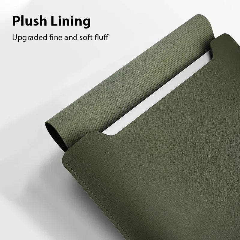 Business Travel Briefcase 11-16 Inch Laptop Sleeve Case PU Cover Notebook Protective Pouch Laptop Case Cover Non-Magnetic