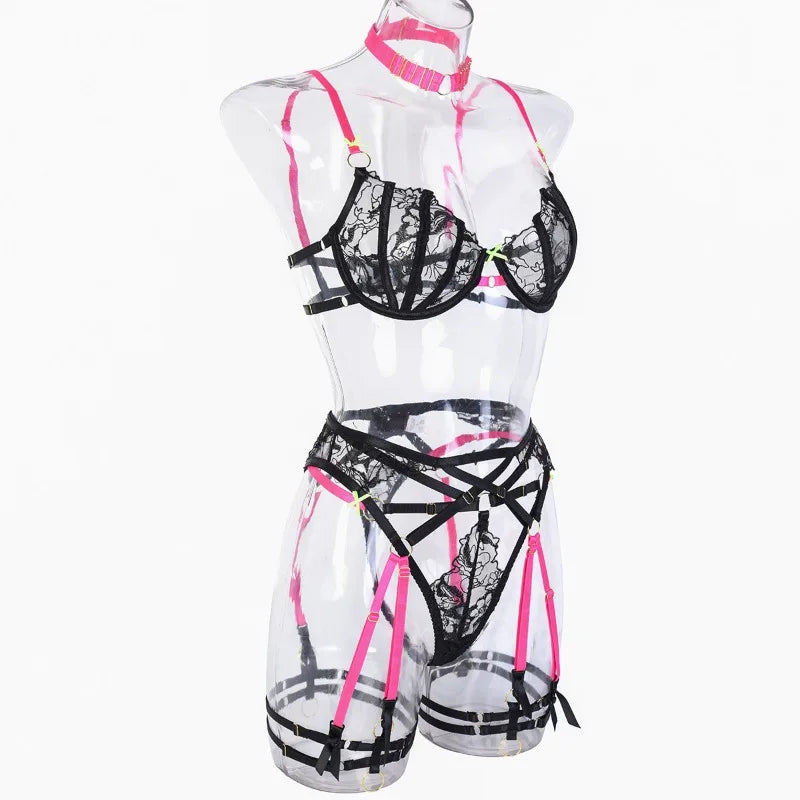 Panties and Bra Set Micro Threads Sexy Woman Lingerie Femme Sexys Women's Underwear Sets Sexy Lingere Womens Bodysuits Briefs
