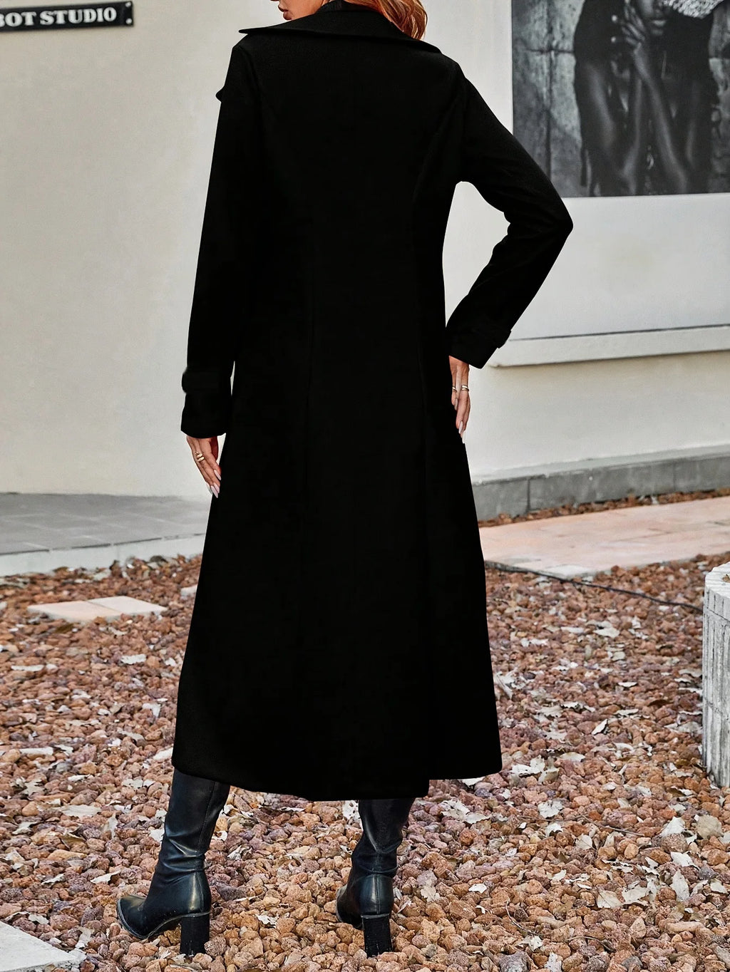 Fashion Autumn Winter Double-breasted Warm Woolen Coat For Women's Elegant Stylish Long Versatile Woolen Coat Female Office 2025