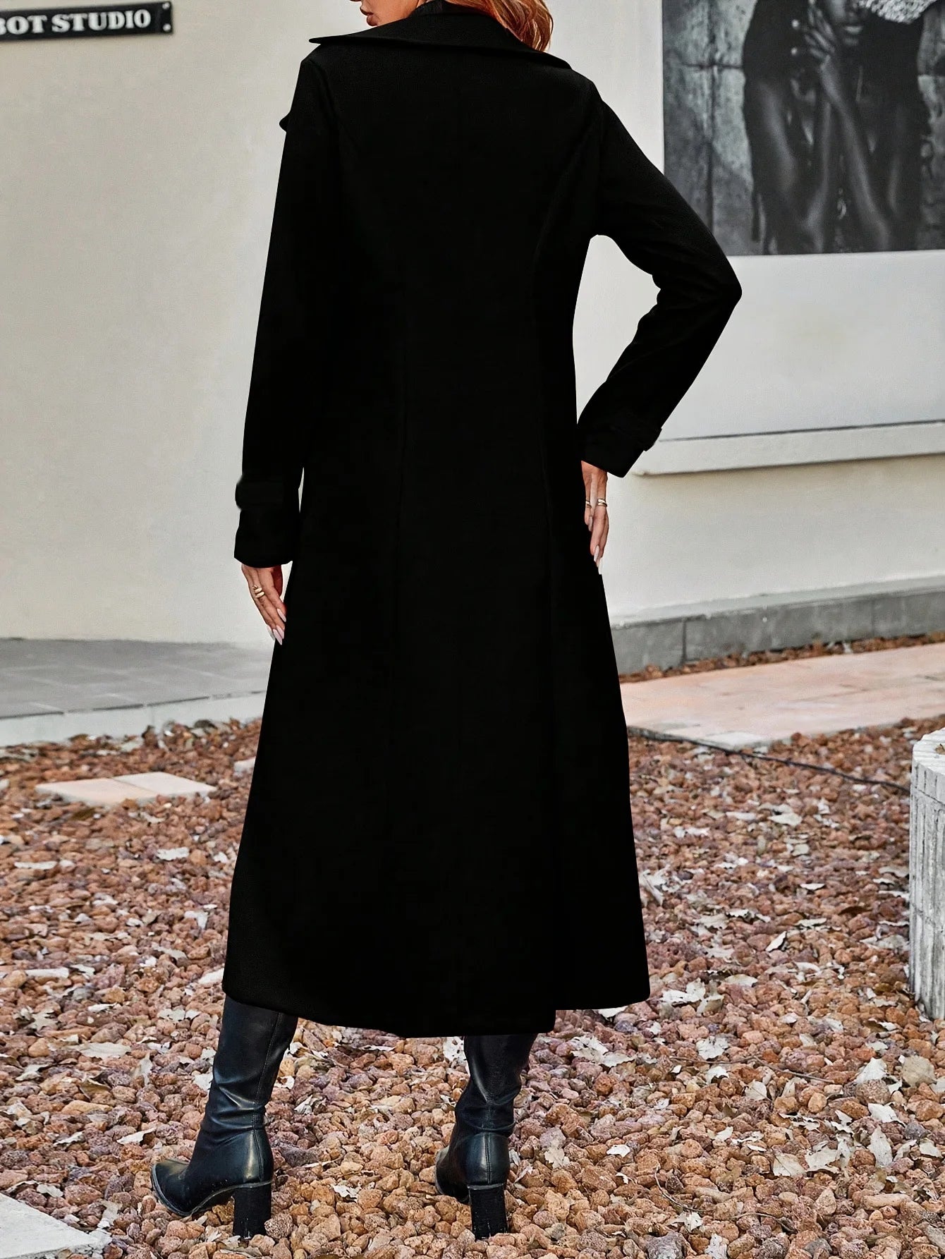 Fashion Autumn Winter Double-breasted Warm Woolen Coat For Women's Elegant Stylish Long Versatile Woolen Coat Female Office 2025
