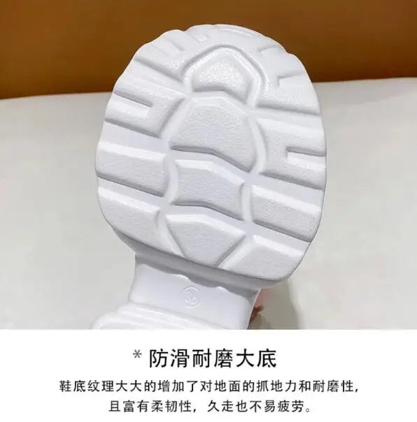 NEW Breathable Mesh 10CM Chunky Sneakers for Women Non Slip High Platform Sports Dad Shoes Woman Lace Up Thick Sole Casual Shoes
