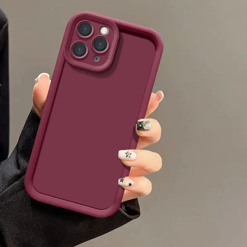 Funda Cases For iPhone 17 16 15 14 13 12 11 Pro Max Case Mini Plus 16E 17E Phone Case Hybrid Shockproof Bumper Cover Soft Fundas