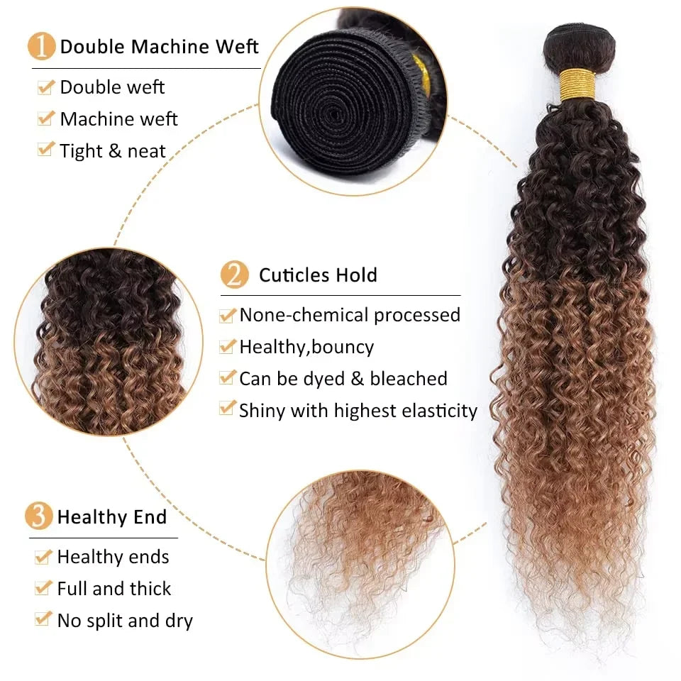 12A Kinky Curly human Hair Bundles 100% Human Hair Extensions Burmese Curly Hair 1/3/4 Bundles Brazilian Virgin Remy Hair