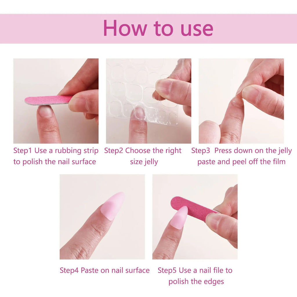 24Pcs Ballet False Nails Long French Press on Nails with Flower Design Wearable Coffin Fake Nail Pink Bow Design Manicure Tips