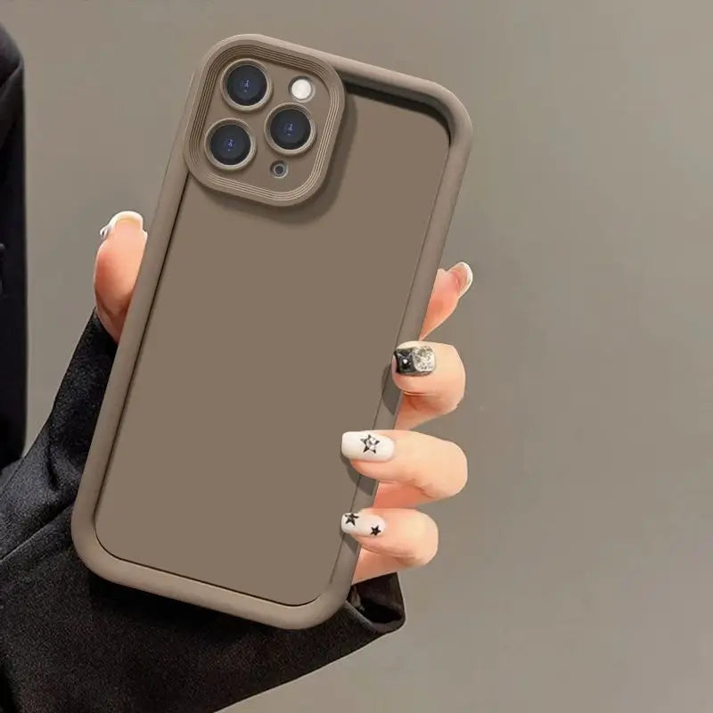 Funda Cases For iPhone 17 16 15 14 13 12 11 Pro Max Case Mini Plus 16E 17E Phone Case Hybrid Shockproof Bumper Cover Soft Fundas