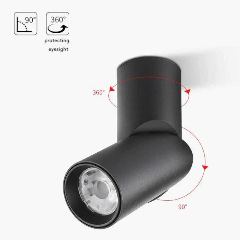 LED Downlights Dimmable 10W 12W 15W 18W Surface Mounted Ceiling Lamps Spot Light Warm /Natural /Cold White AC 85-265V + Driver