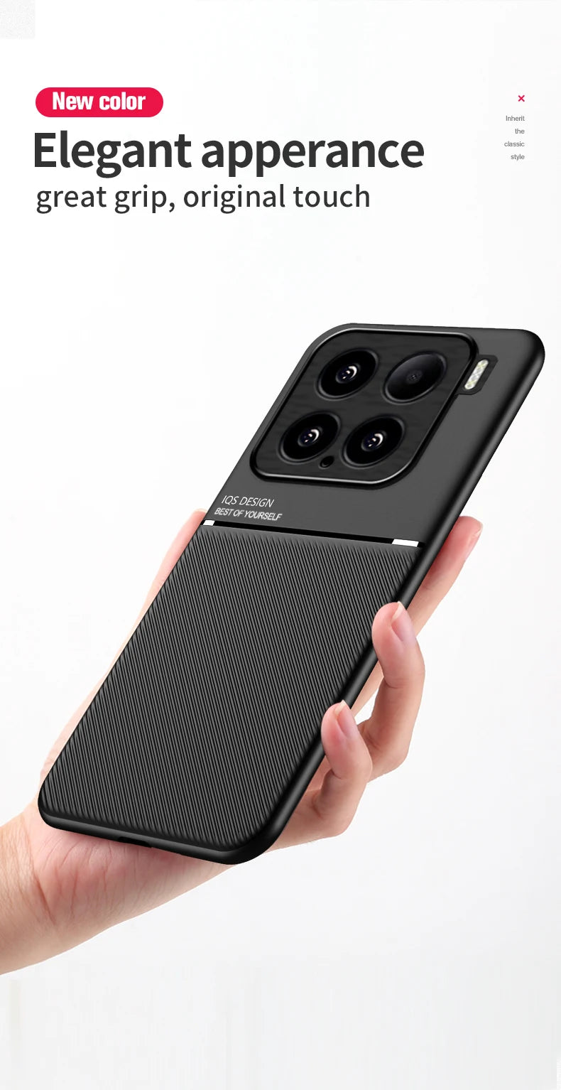 Rugged Protective Cover For Xiaomi 15T 15 Case For Xiaomi 14T Pro Mi 14 Built-in Car Magnetic Holder Phone Coque Fundas Capa