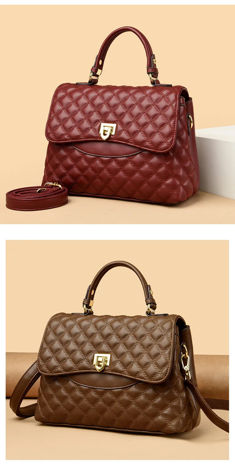 Fashionable Urban Women's Handbag 2025 Spring Season PU Material Medium Size Zipper Opening Soft Tote Bag Single Shoulder Bag