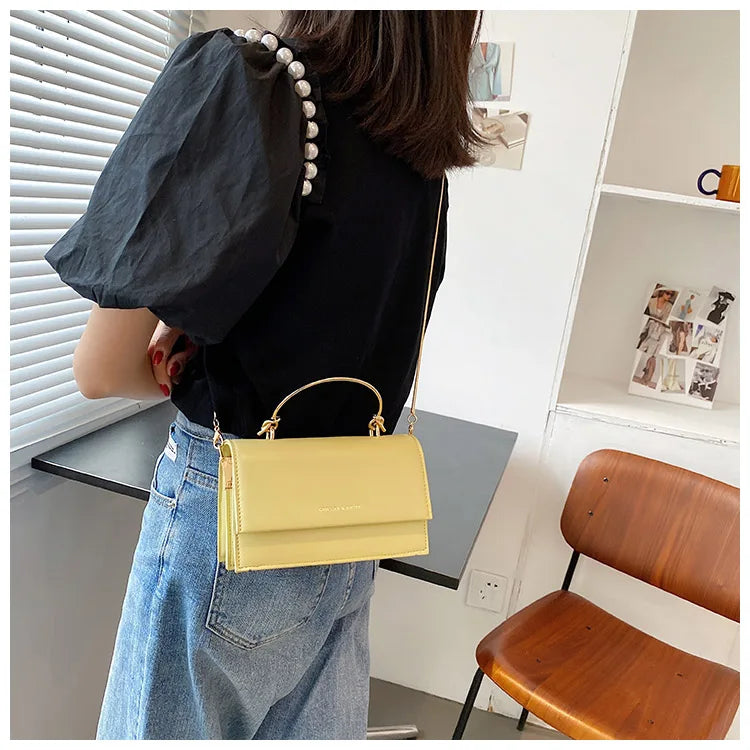 Popular Chain Strap Crossbody Bags For Women Fashion Flap Shoulder Bag Pu Leather Designer Handbags Women's Messenger Bags