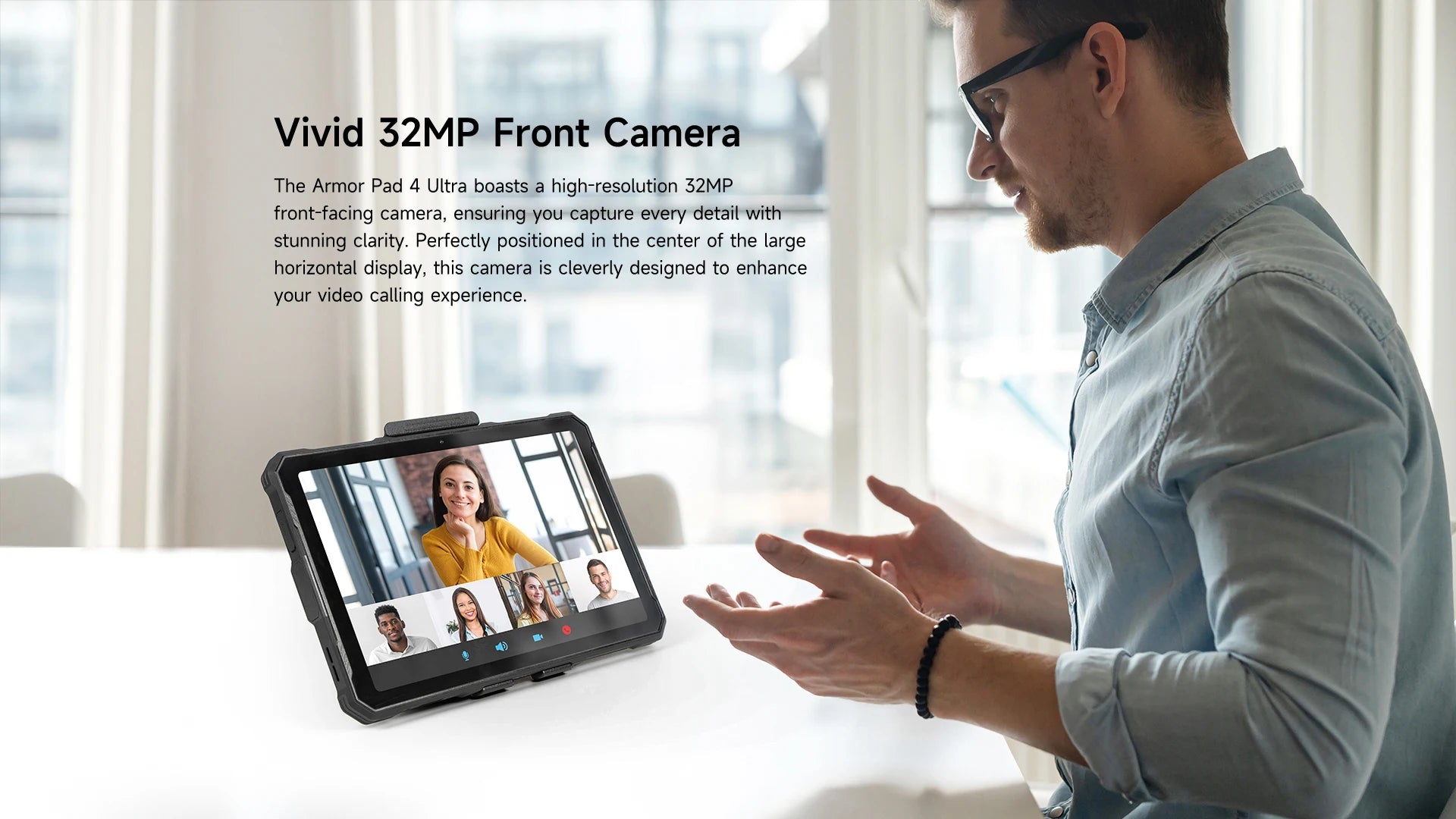 Ulefone Armor Pad 4 Ultra (T ) 16GB(8+8) 256GB 5G Rugged Tablet 11800mAh 10.36 Inch Android 14 50MP LED Light Tablets PC Global