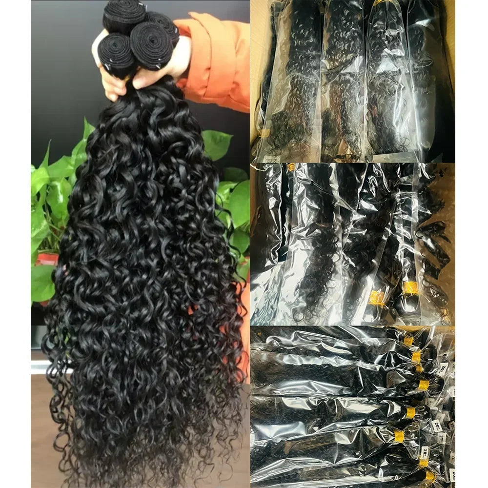 12A Kinky Curly human Hair Bundles 100% Human Hair Extensions Burmese Curly Hair 1/3/4 Bundles Brazilian Virgin Remy Hair