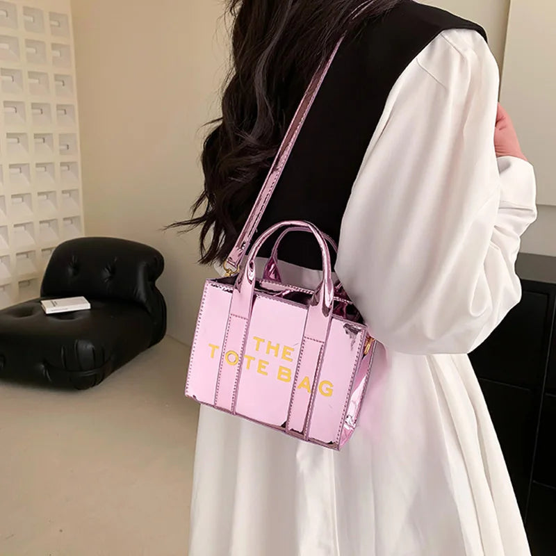 Fashion Brand Shoulder Bags 2026 New Bright leather Women Handbag Leisure travel Lady Mini Crossbody Bag Purse Designer Tote bag
