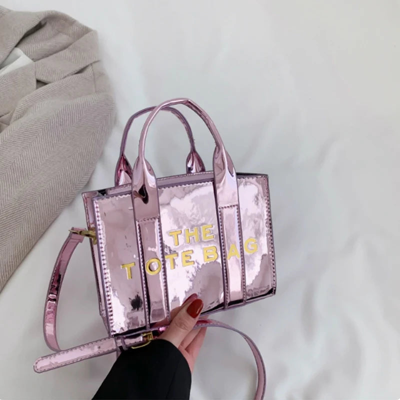 Fashion Brand Shoulder Bags 2026 New Bright leather Women Handbag Leisure travel Lady Mini Crossbody Bag Purse Designer Tote bag
