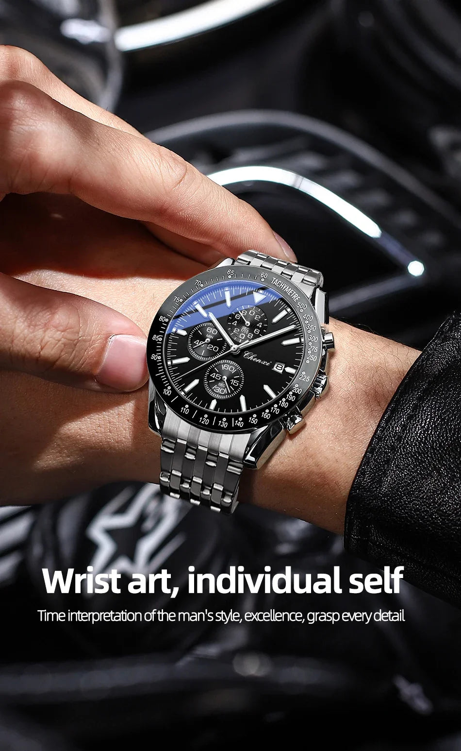 CHENXI Top Luxury Brand Men's Quartz Watch Series Waterproof Stainless Steel Elegant Wristwatch Classic Design for Gentlemen