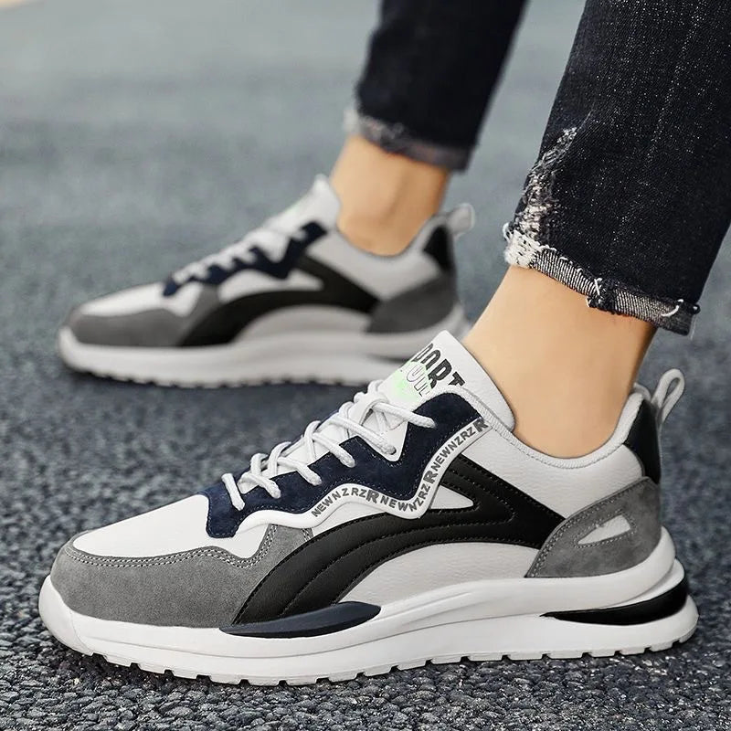 Casual Sneakers 2025 Men's Shoes New Trend Mountaineering Sports Mesh Breathable Fashion Versatile Casual Shoes Retro Dad Shoes