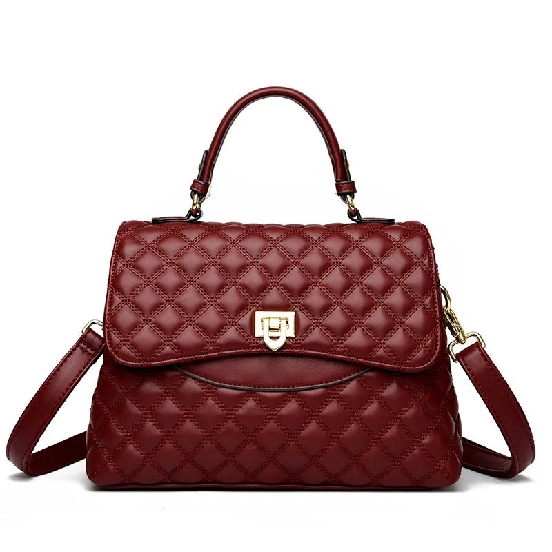 Fashionable Urban Women's Handbag 2025 Spring Season PU Material Medium Size Zipper Opening Soft Tote Bag Single Shoulder Bag