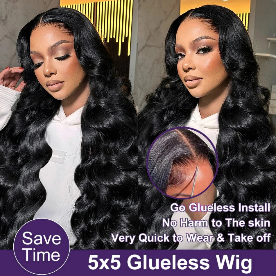 200% Transparent Body Wave Lace Front Brazilian 13x4 Curly Human Hair Wigs 13x6 Hd Lace Frontal Wig For Women 5x5 Closure Wig