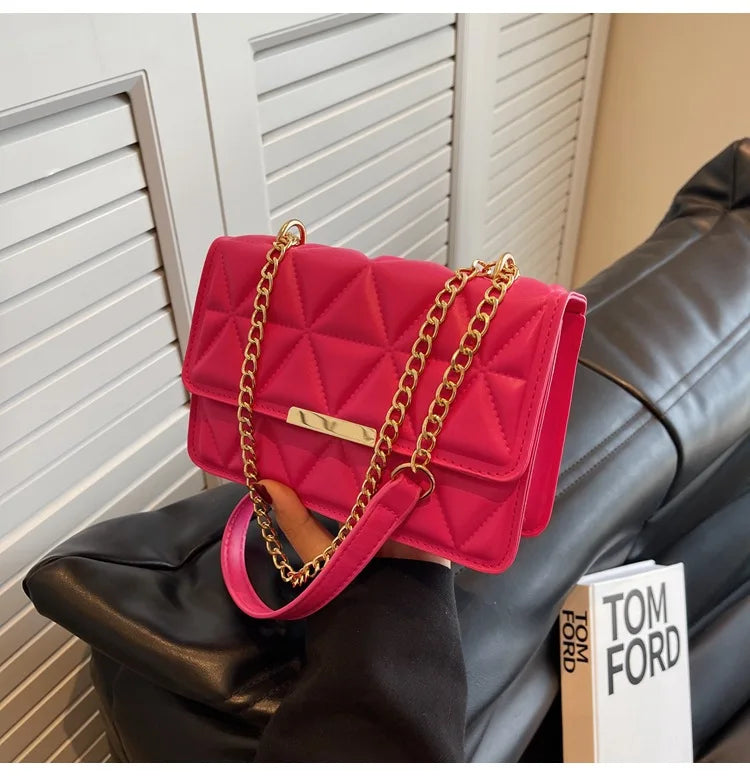 Fashionable Retro Women's Crossbody Bags, Simple and Versatile Casual Shoulder Bag, Suitable for Commuting and Banquets