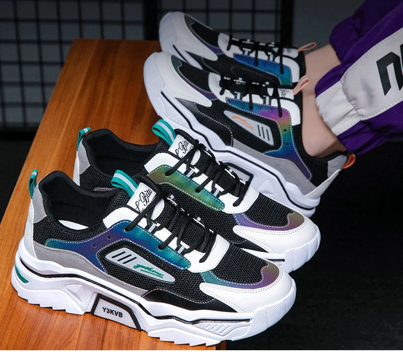 Mens Sneakers Fashion Casual Running Shoes Lover Gym Shoes Light Breathe Comfort Outdoor Air Cushion Couple Jogging Shoes