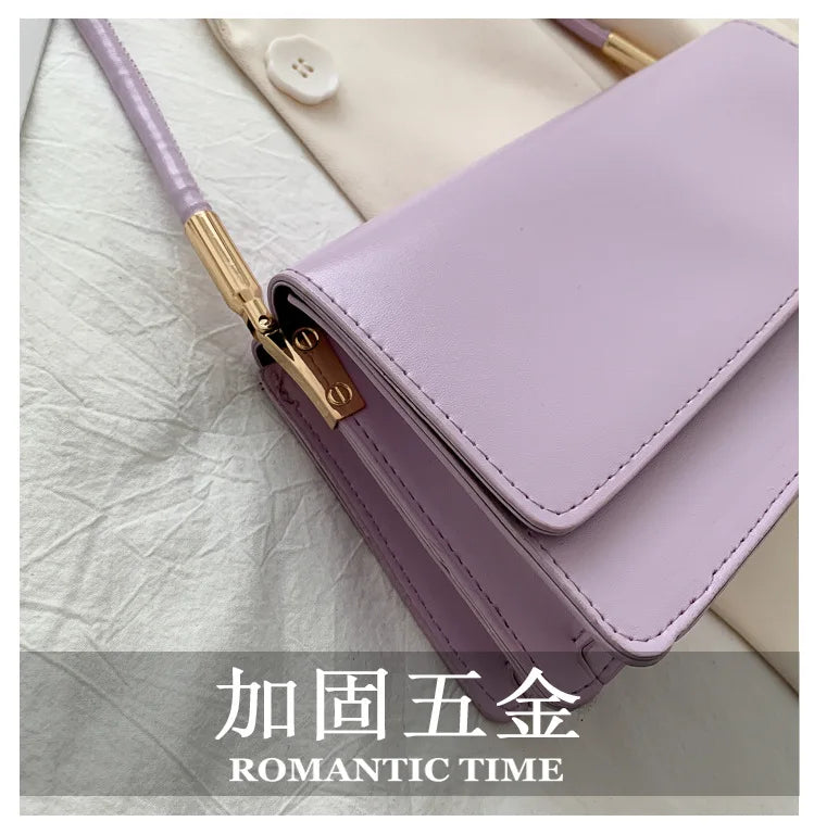 New Women's Fashion Handbags Retro Solid Color PU Leather Shoulder Underarm Bag Casual Women Hobos Handbags сумка женская Trend