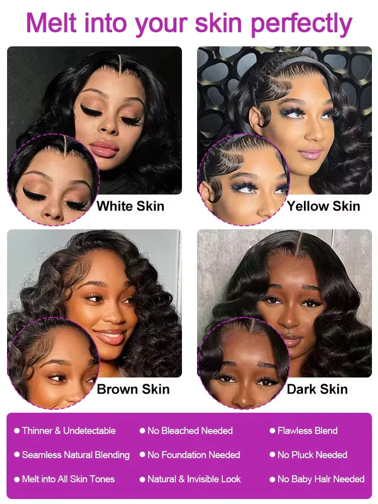 18-42 Inch Loose Wave 13x4 13x6 HD Lace Frontal Wig Human Hair Brazilian Loose Deep Waves Curly Wigs Lace Front Wigs For Women