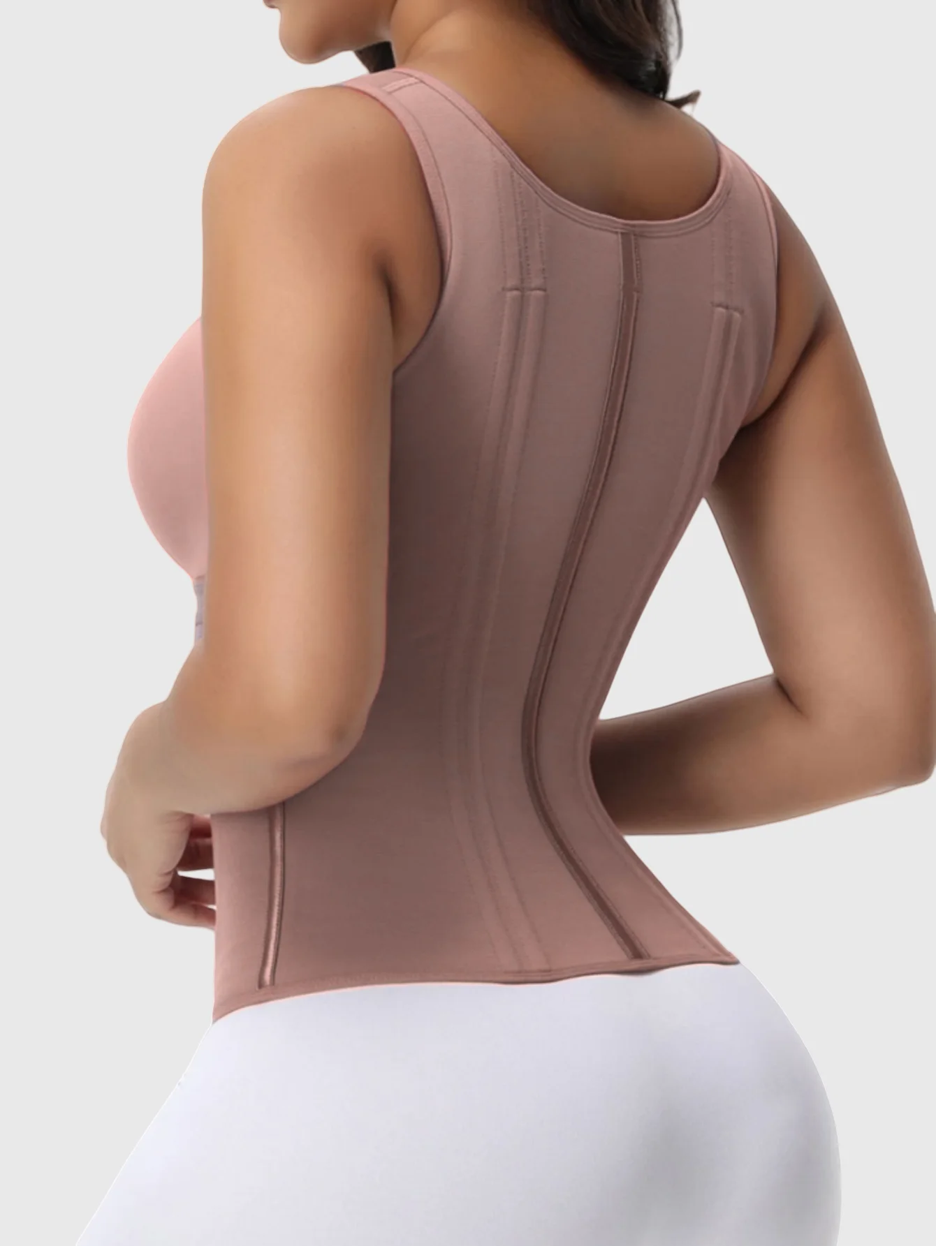 Women's Underbust Corset Waist Trainer Cincher Hourglass Body Shaper Slimming Sport Girdle Tummy Fat Burner Vest