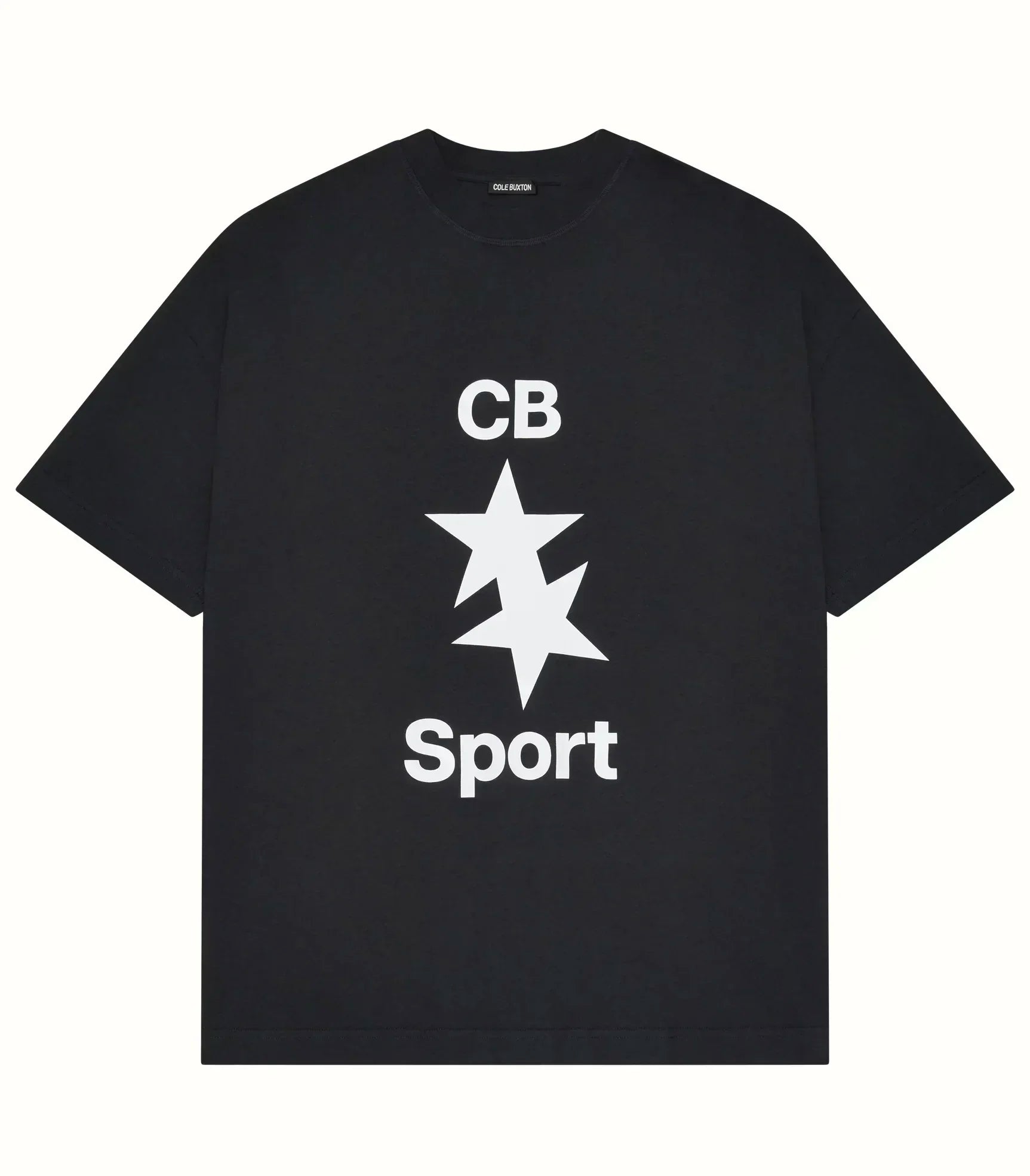 Classic Outdoor Leisure Cole Buxton Spring/Summer Men/Women Top Letter Logo Printed Short sleeved T-shirt Black White  Tees GYM