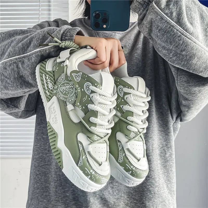 Men's Sneakers Trendy Skateboard Shoes Autumn New Casual Shoes Designer Platform Running Shoes for Men Tennis Zapatillas Hombre