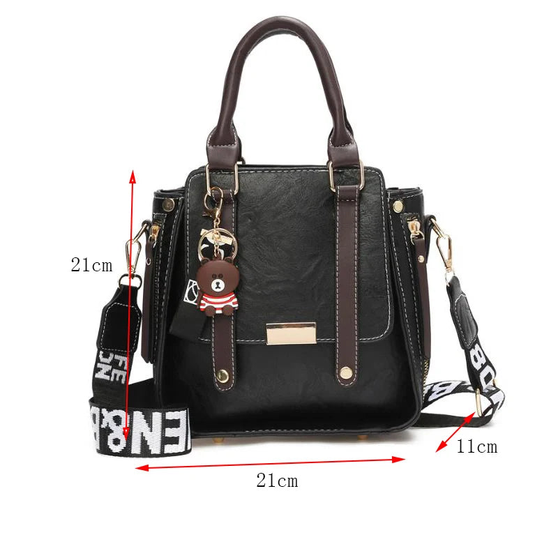Women's Handbag Simple Casual Fashionable Retro Single Shoulder Crossbody Bag Versatile Large Capacity Shoulder Bag