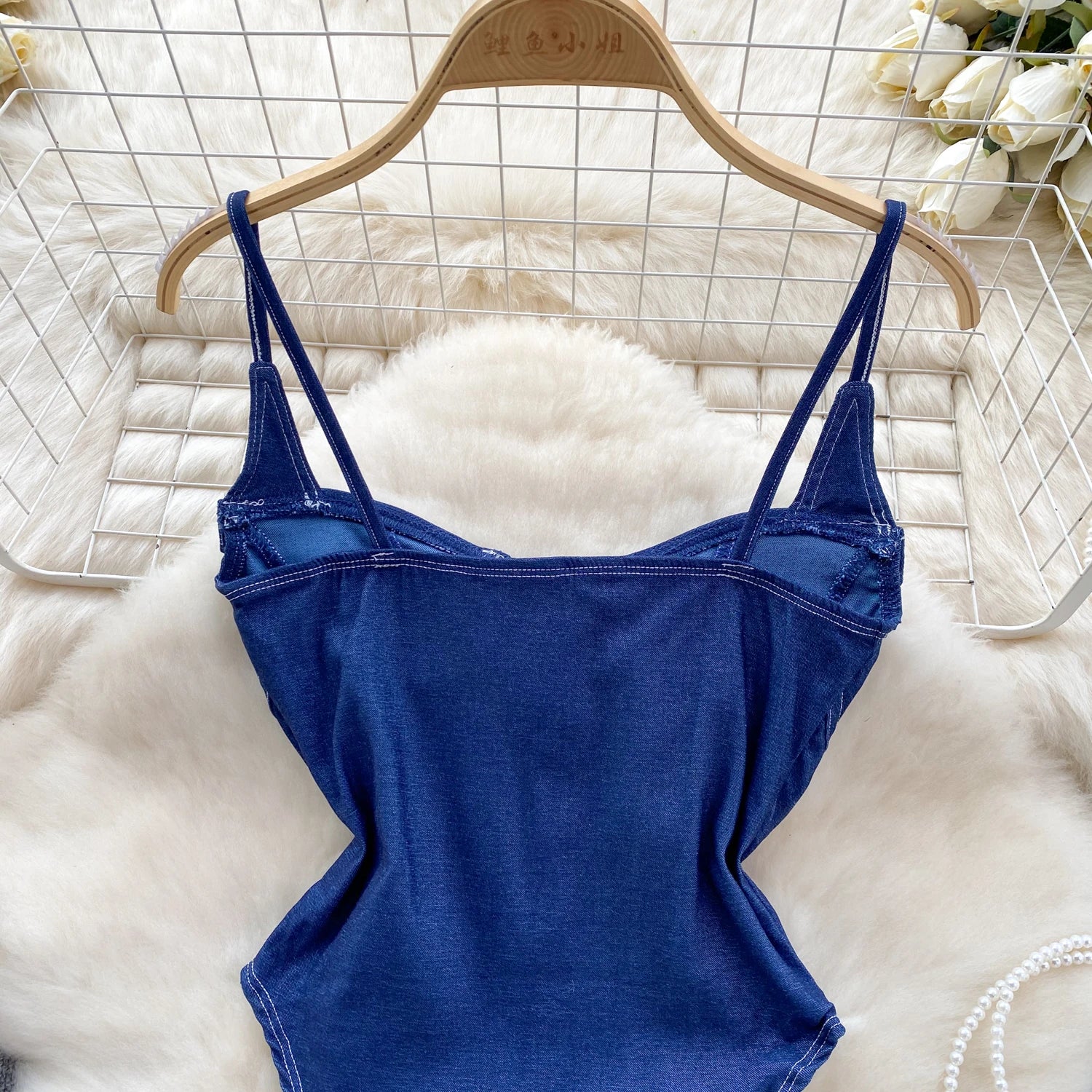 SINGREINY American Vintage Denim Bodysuits Spaghetti Strap Skinny Women Playsuits Fashion Streetwear Slim Sexy Zipper Rompers