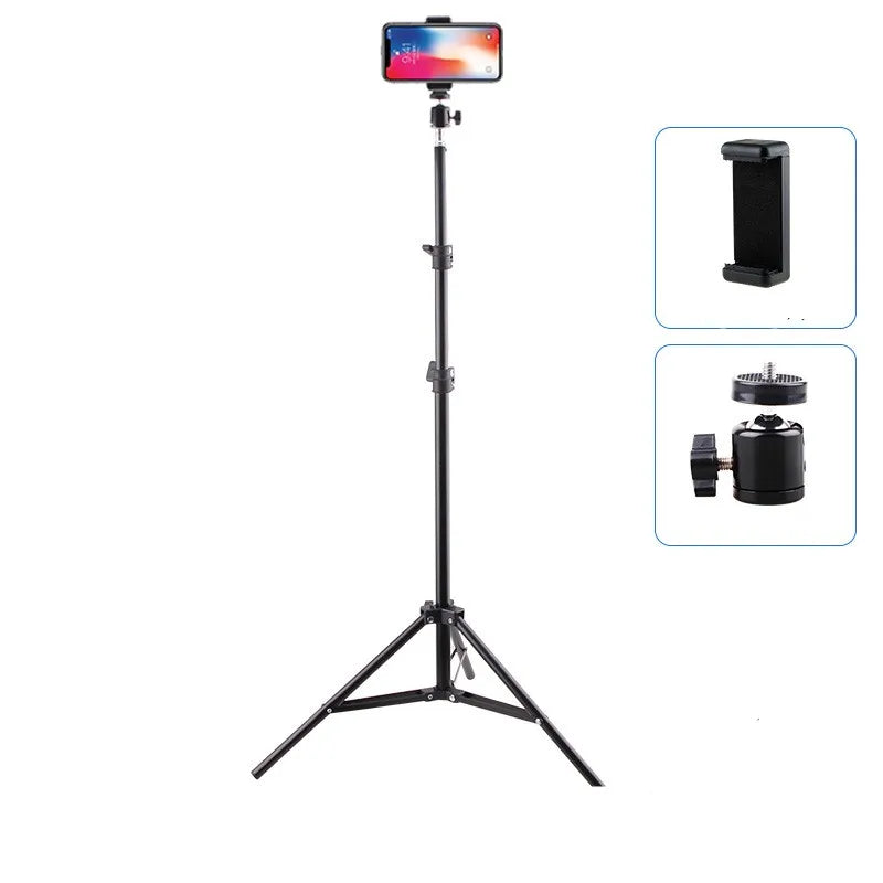 Anti-Shake Portable Extendable Tripod - 1/4 Screw Universal Stand for DSLR Camera Smartphone Vlogging