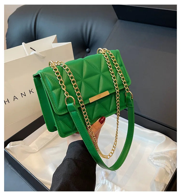 Fashionable Retro Women's Crossbody Bags, Simple and Versatile Casual Shoulder Bag, Suitable for Commuting and Banquets