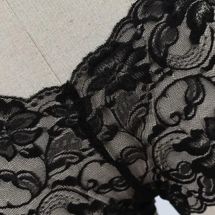Women Sexy Underwear Floral Lace Seamless Panty Briefs Shorts Underwear Sexy Brief For Women Girl S-5XL Black