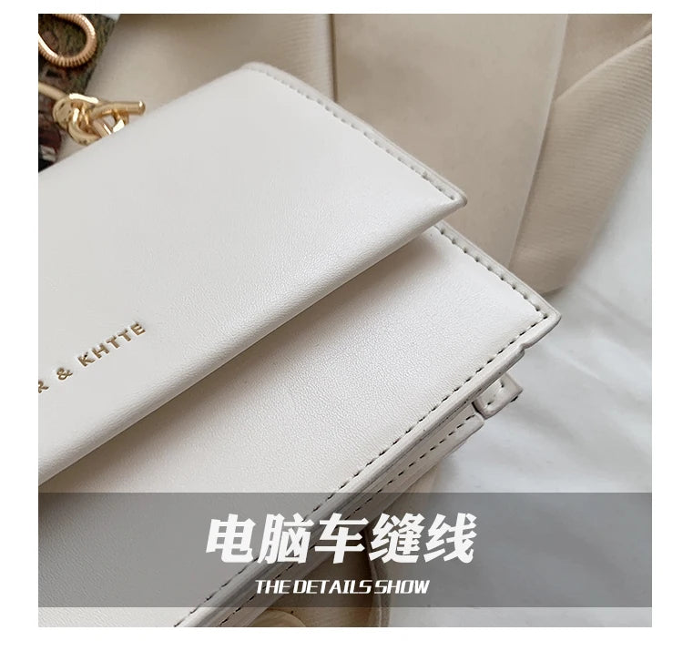Popular Chain Strap Crossbody Bags For Women Fashion Flap Shoulder Bag Pu Leather Designer Handbags Women's Messenger Bags