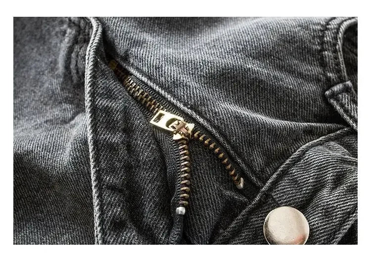 Denim Shorts Women High Waist Slender Korean Fashion Summer Frayed Buttons Zipper Tassel Loose Solid All-match Streetwear Chic