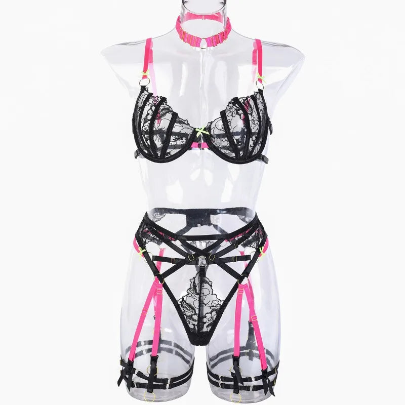 Panties and Bra Set Micro Threads Sexy Woman Lingerie Femme Sexys Women's Underwear Sets Sexy Lingere Womens Bodysuits Briefs