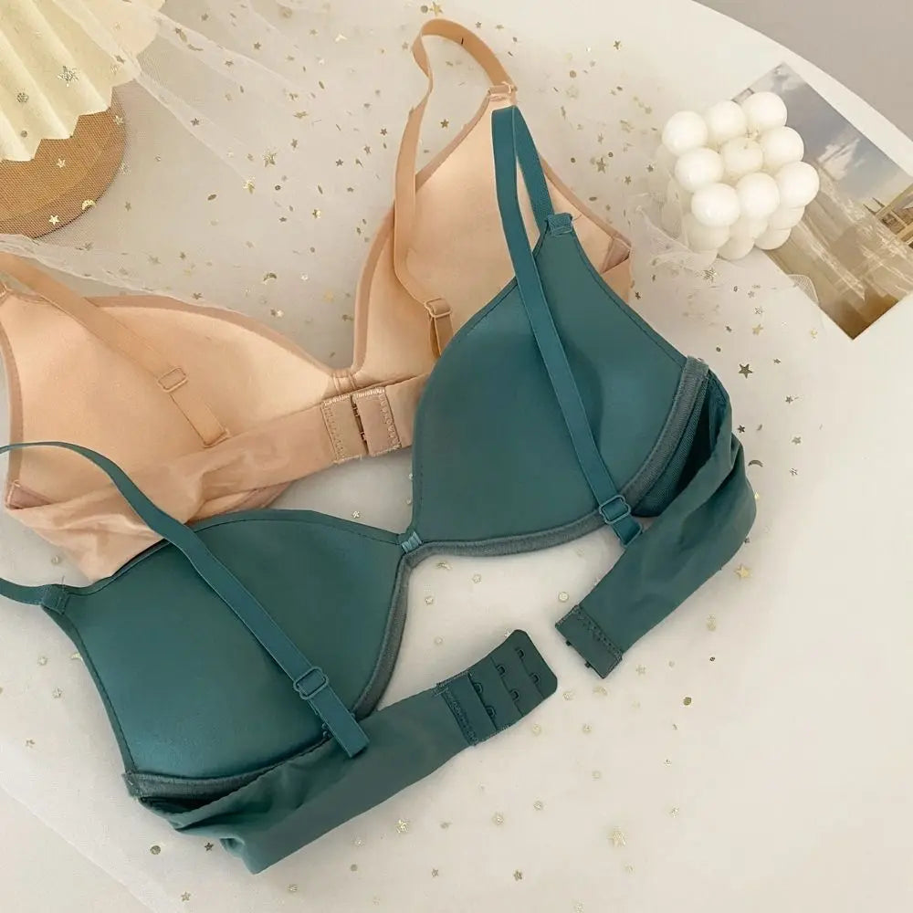 Fashion Adjustable Push Up Bra Shockproof Anti-sagging Seamless Underwear Lingerie Brassiere for Women Women