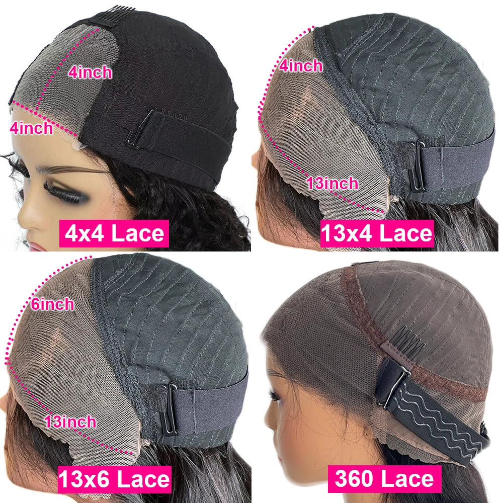 450 Density Glueless Wig Human Hair Afro Kinky Curly 13×6 HD Lace Frontal Wig 360 HD Transparent Lace Wig Human Hair Wear And Go