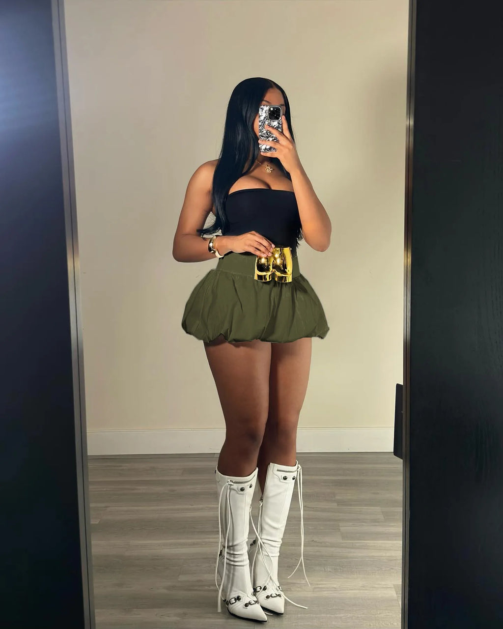Puff Mini Skirt Cute Sexy Dress Y2K Streetwear 2024 Women Fashion Summer Clothes High Waist Pencil Short Bubble Pleated Skirts