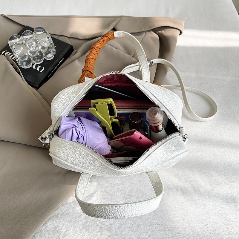 Casual Handbag 3-IN-1 Fashion Brand Messenger Bags for Women Pu Leather Crossbody Bag Lady Totes Large Capacity Travel Bag