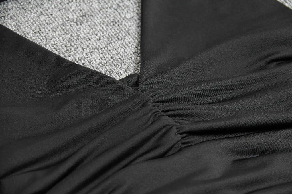 Sexy Deep V Evening Party Sleeveless Backlss Dress Summer Short White Halter Dresses Women Tight Club Mini Dress Clubwear TNP8